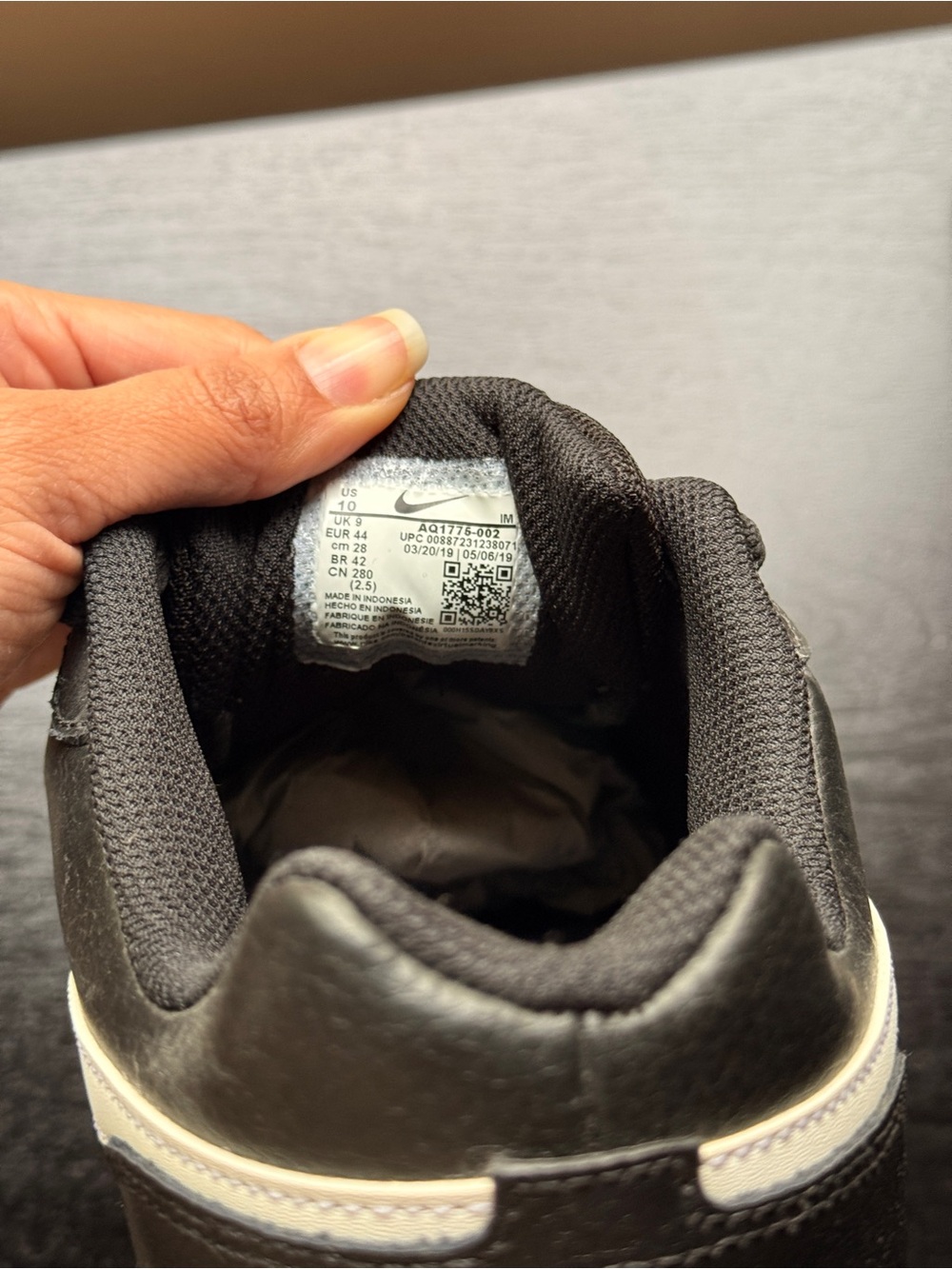 NWOT Nike Ebernon low sneakers - Picture 6 of 8